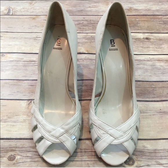 Size 9M Bakers Open Toe Strappy High Heel Shoes - Picture 7 of 8